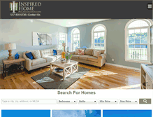 Tablet Screenshot of inspired-home.com
